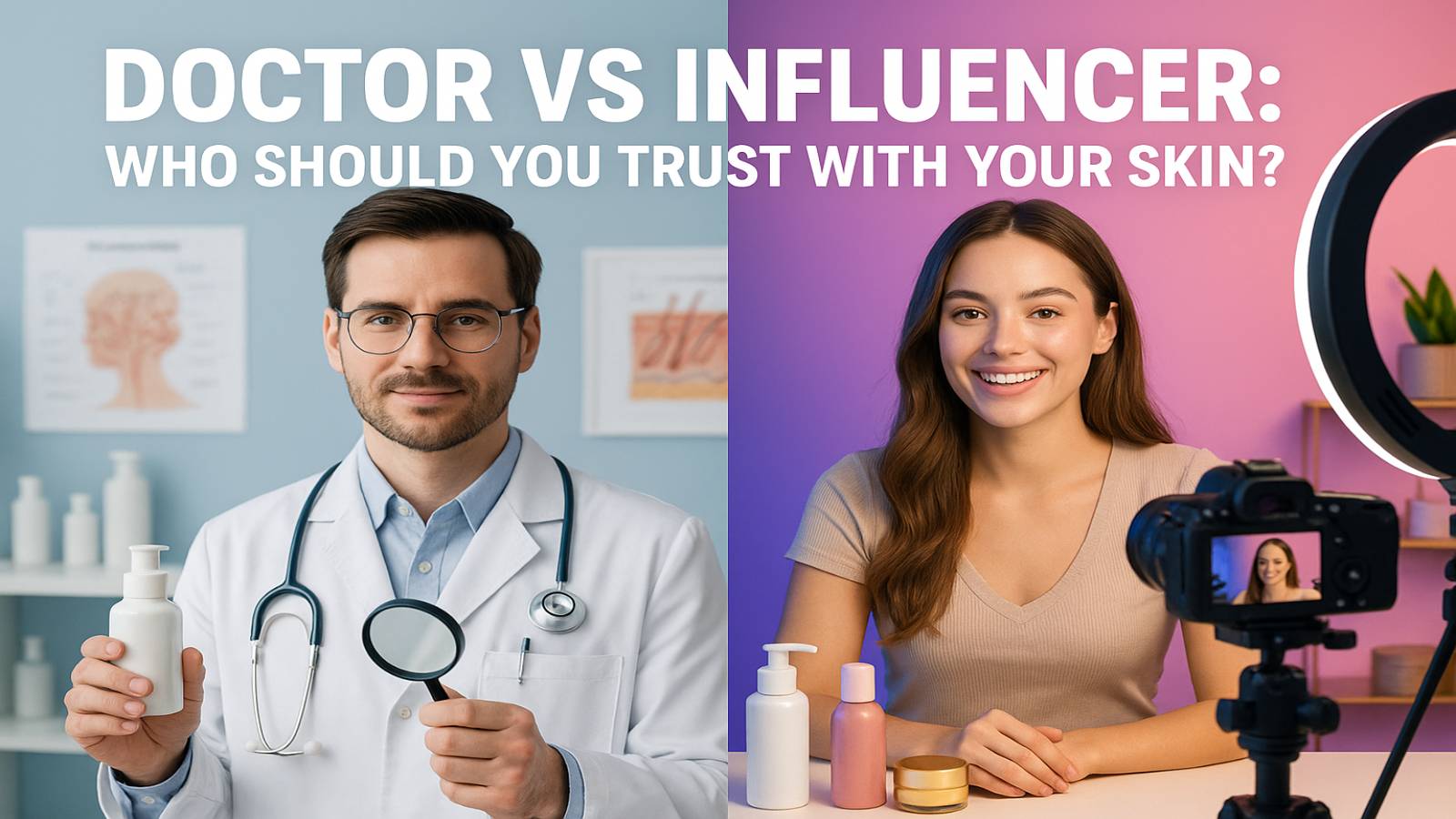 Doctor vs Influencer: Who Should You Trust With Your Skin?