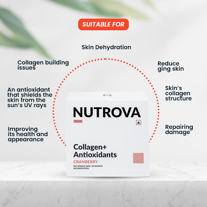 Nutrova Collagen + Antioxidants Zero Sugar 30Sachet