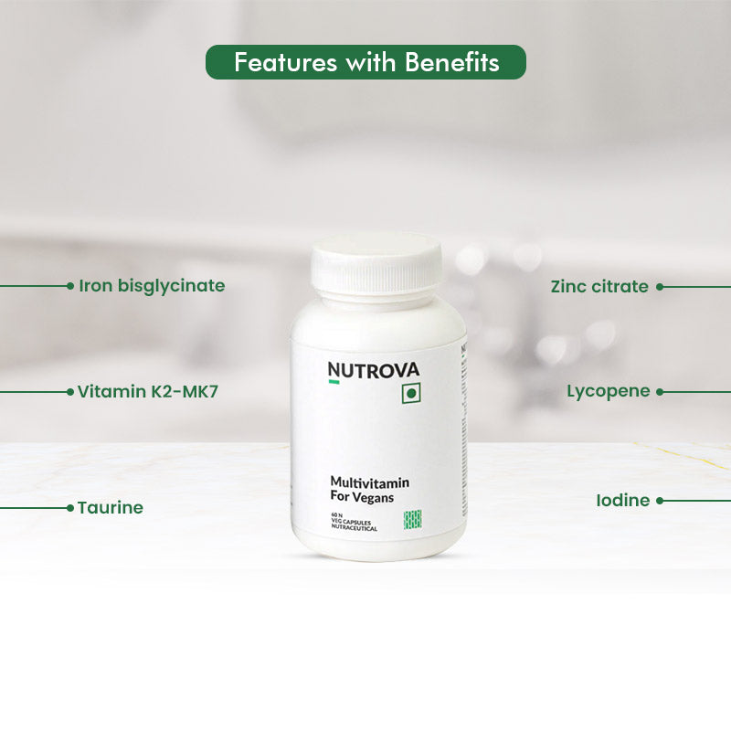 Nutrova Multivitamin for Vegan 60units