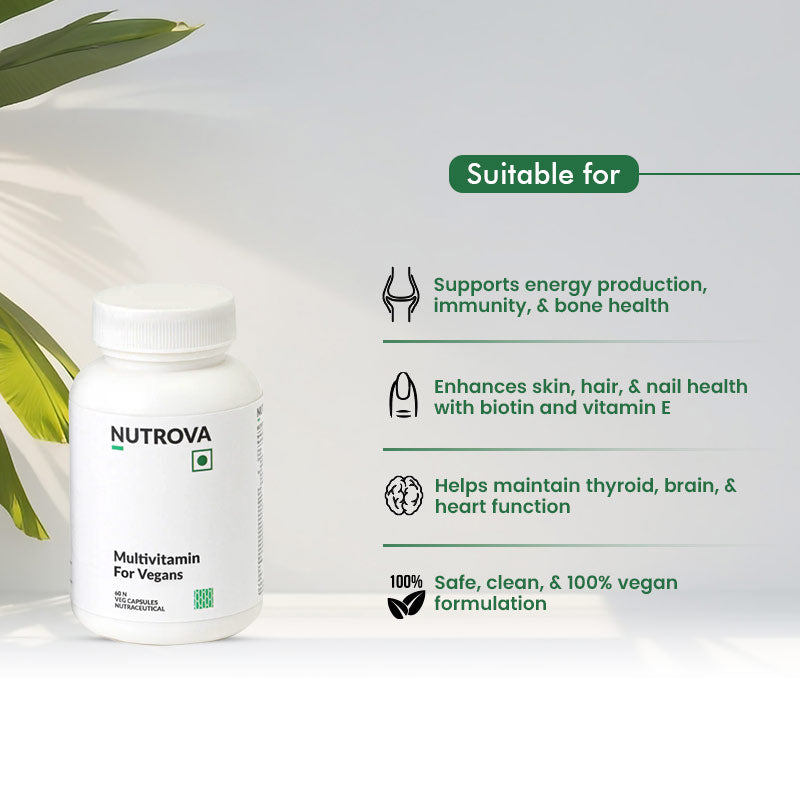Nutrova Multivitamin for Vegan 60units