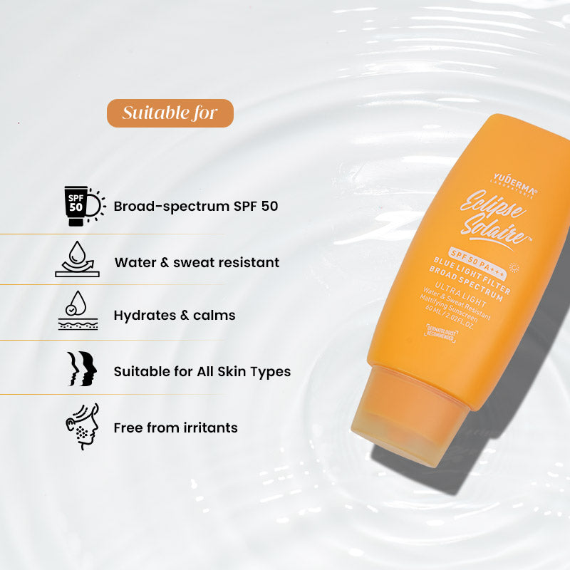 Yuderma Eclipse Solaire Active SPF 50 Sunscreen 60ml