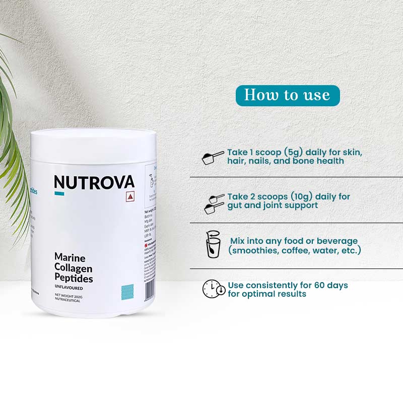 Nutrova Marine Collagen Peptides 200g