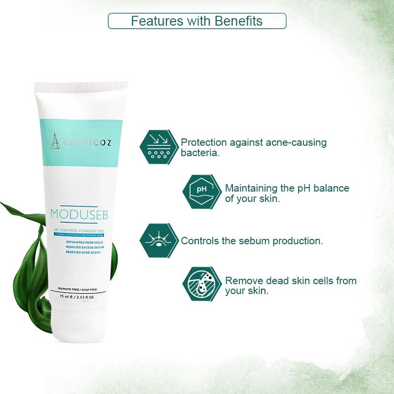 Moduseb Oil control Foaming Gel 75ml