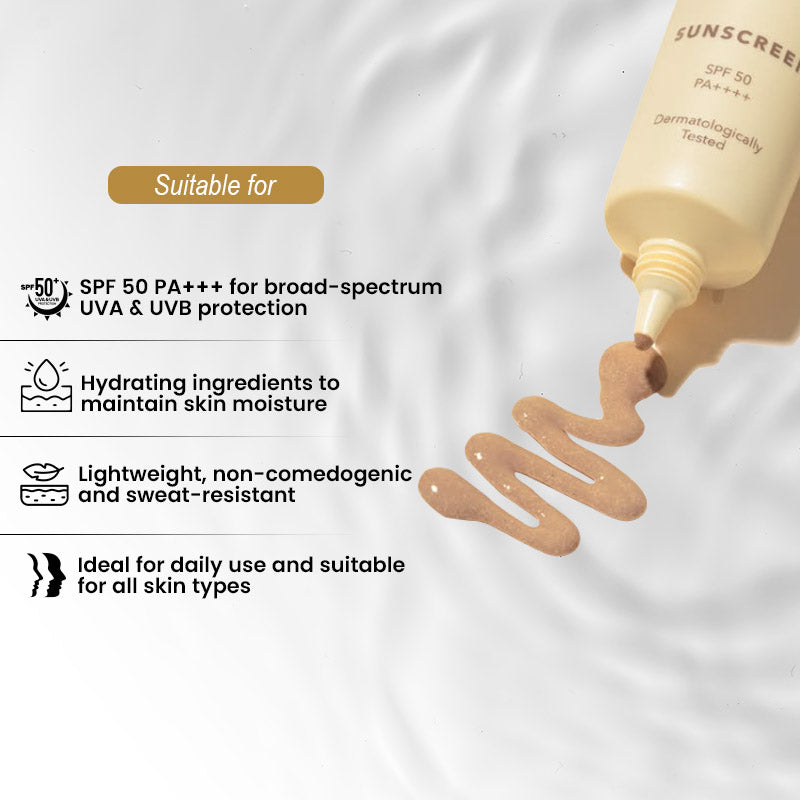 Seekcaus Tinted Sunscreen SPF50 50g
