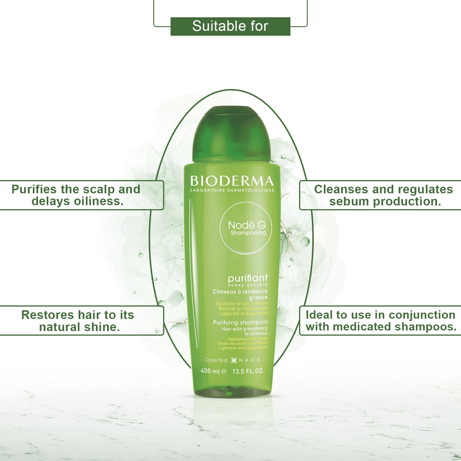 Bioderma Nodé G Shampoo 400 ml