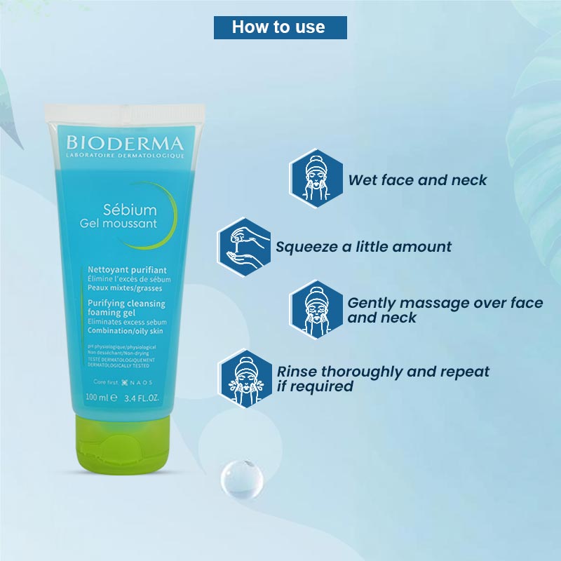 Bioderma Sebium Gel Moussant 100 ml