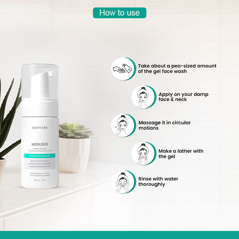 Ceuticoz Moduseb Foaming Face Wash 100ml