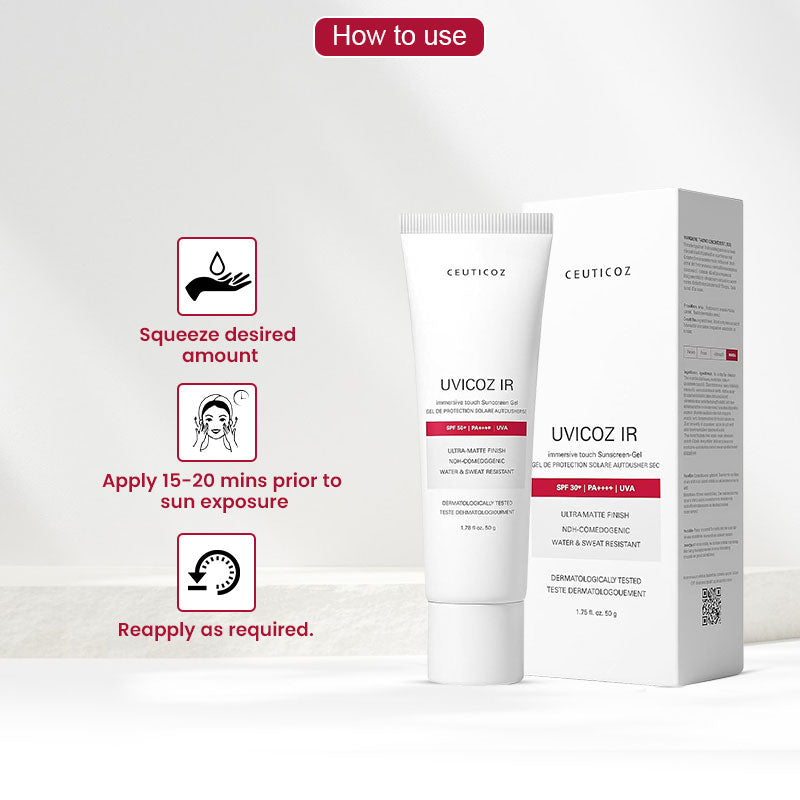 Ceuticoz Uvicoz IR Dry Touch Sunscreen Gel 50g