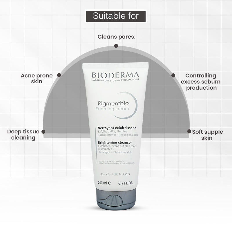 Bioderma PigmentBio Foaming cream facewash 200ml