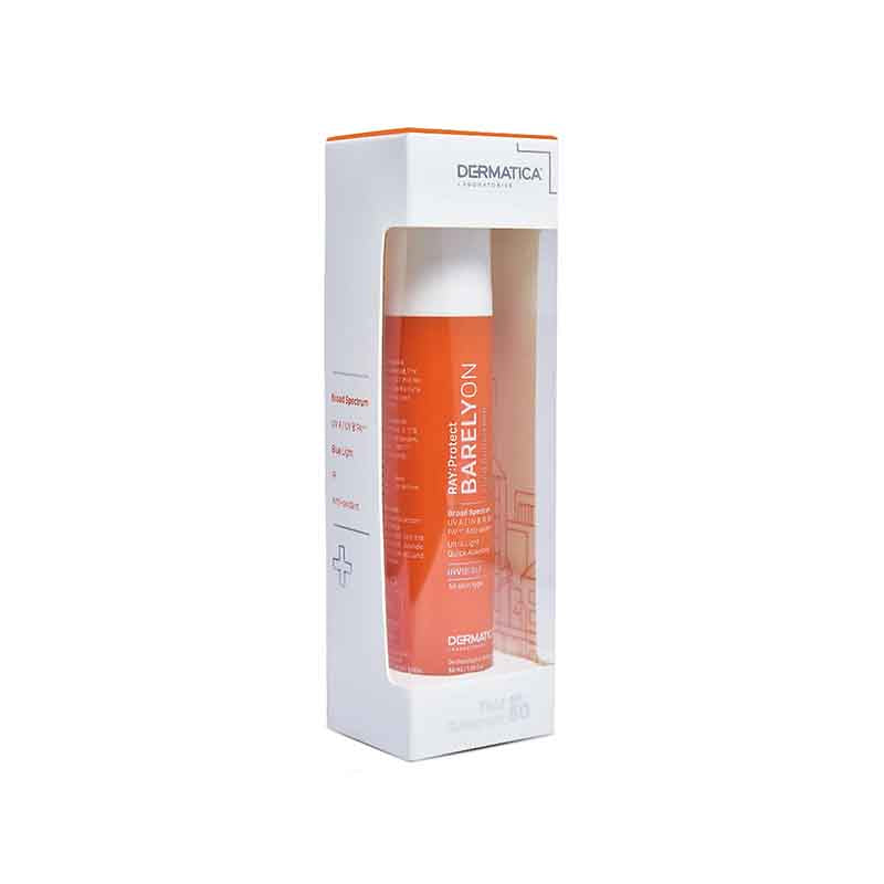 Dermatica Ray: Protect Barelyon Fluid Sunscreen SPF 50